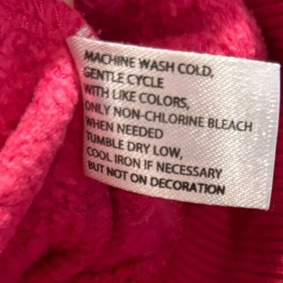 US Polo Assn Pink Zip Hoodie Girls M Teal Logo Full‎ Zip Sweatshirt - Picture 7 of 8